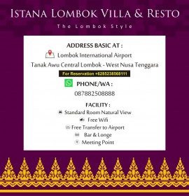 ISTANA Lombok Villa & Resto